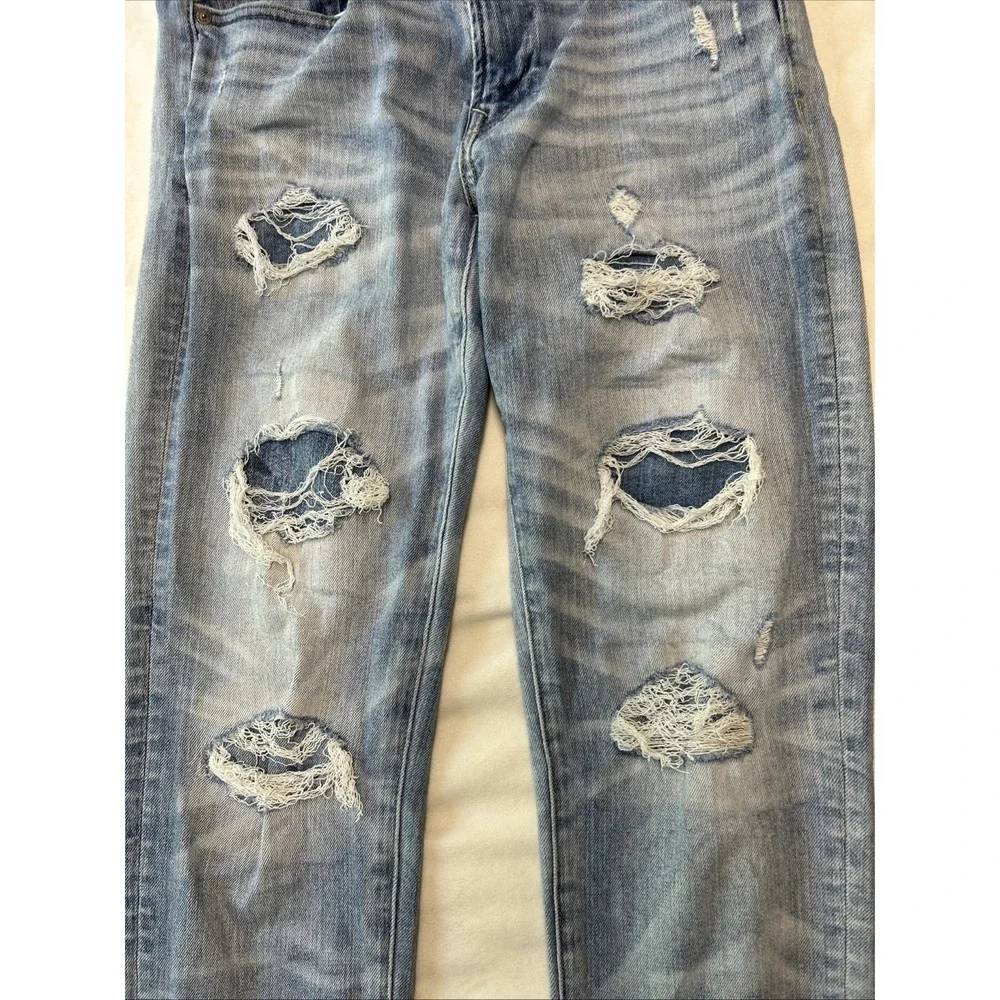 American Eagle Men's AirFlex Skinny Jeans 30x34 Distressed Next Level Denim
